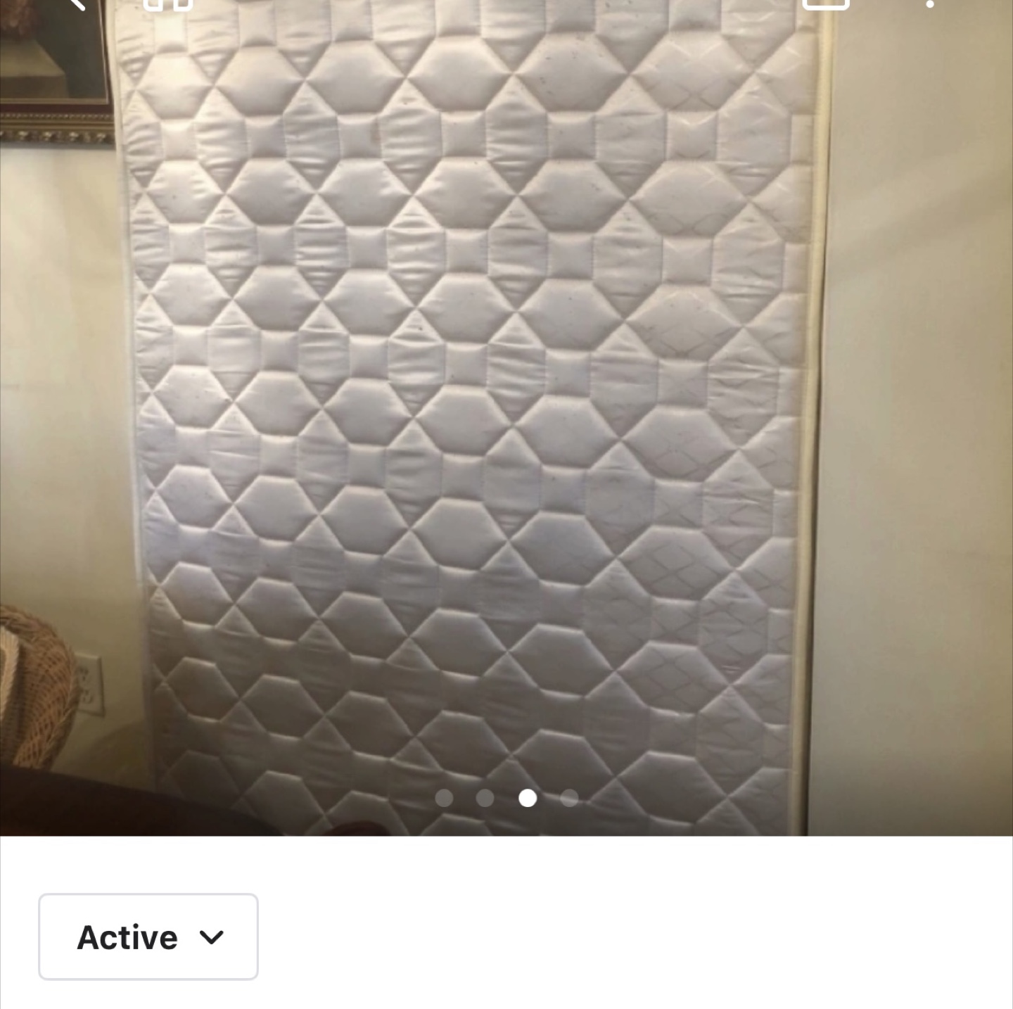 Used twin mattress