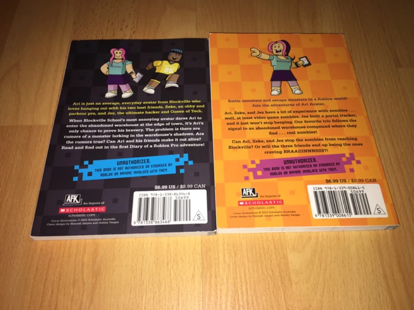 (Both for $7) Diary of a Roblox Pro Books image indicator(4)