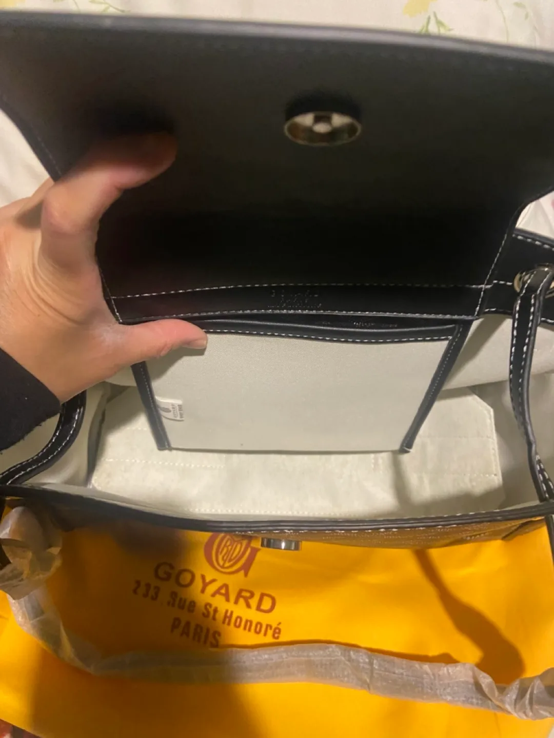 GOYARD Black and Brown Tote Bag thumbnail