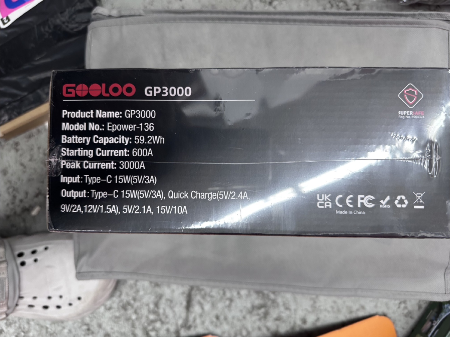 GOOLOO GP3000 Jump Starter - Portable Power Bank - photo 3