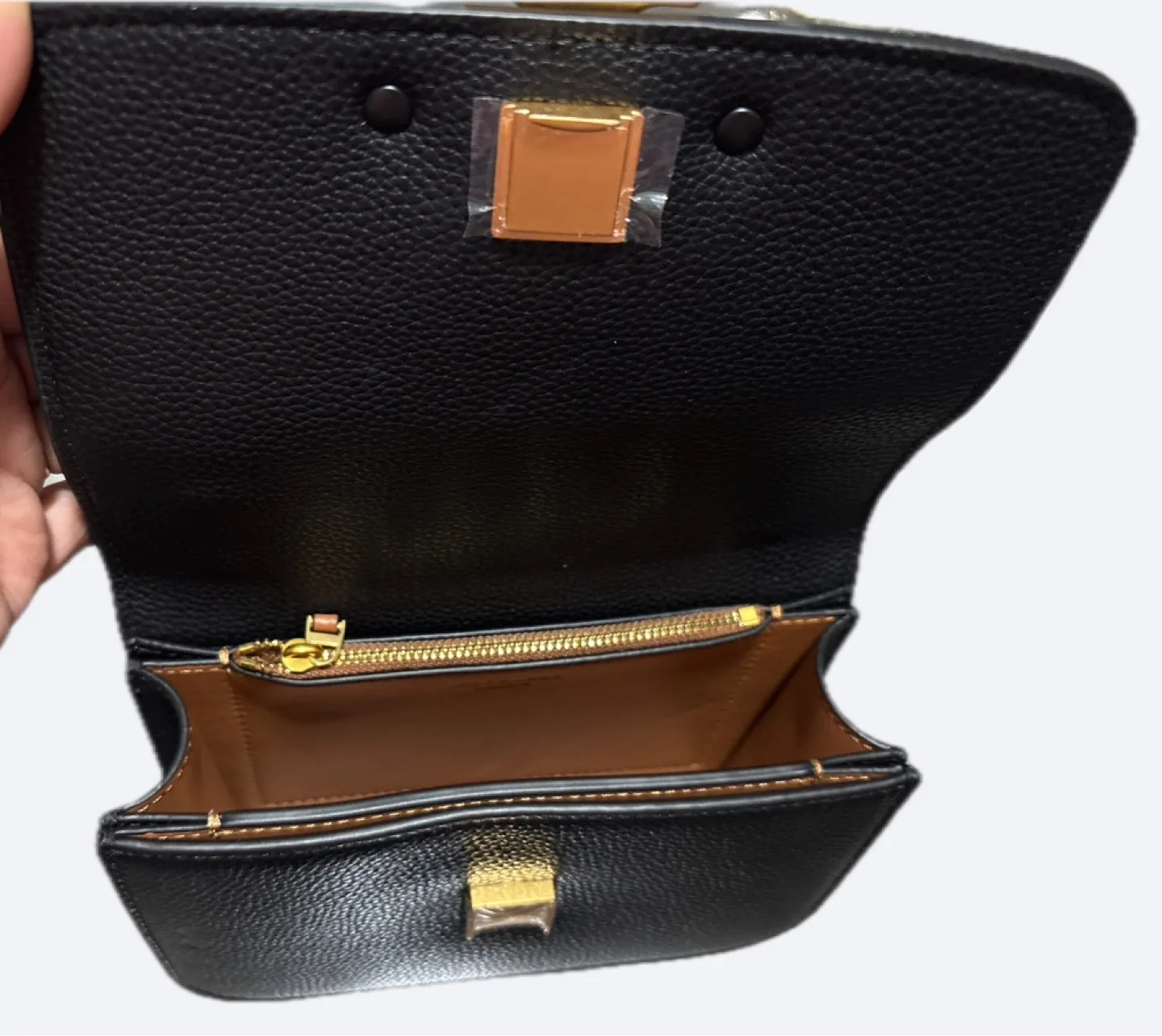 Tory Burch Black Leather Mini Bag image indicator(3)