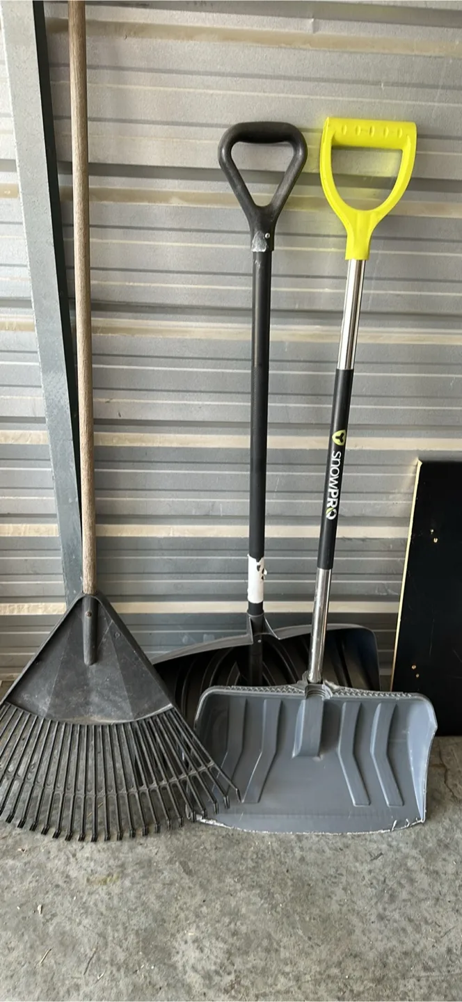 Garden Rake and Snow Shovels thumbnail
