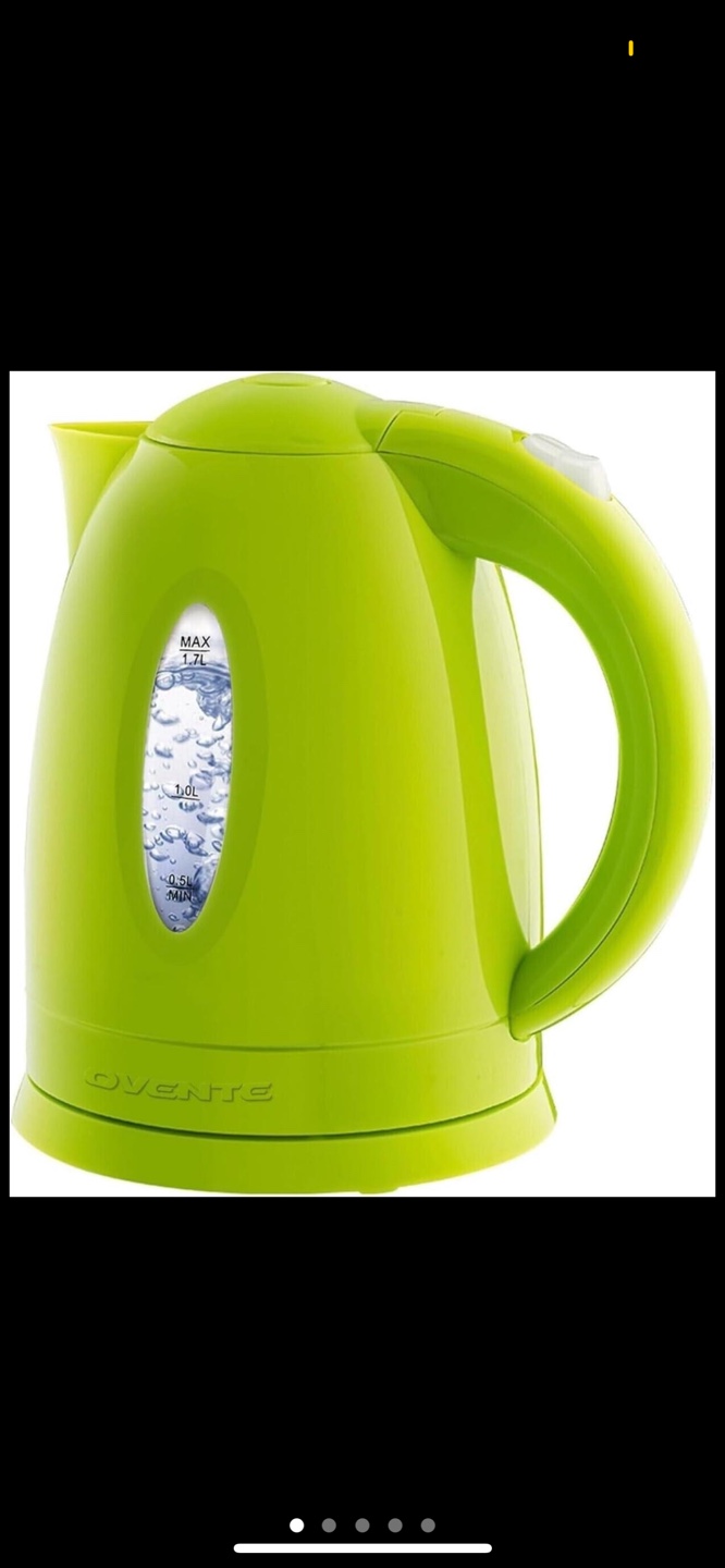 Ovente 1.7L Electric Kettle - Lime Green