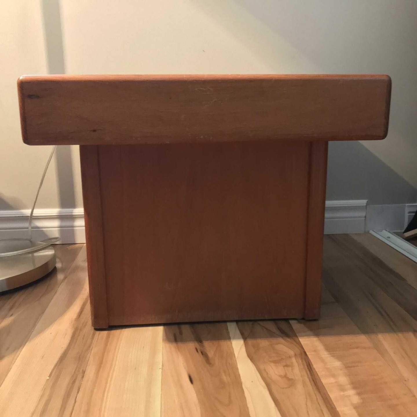 Mid-Century Modern Square Wooden Coffee Table