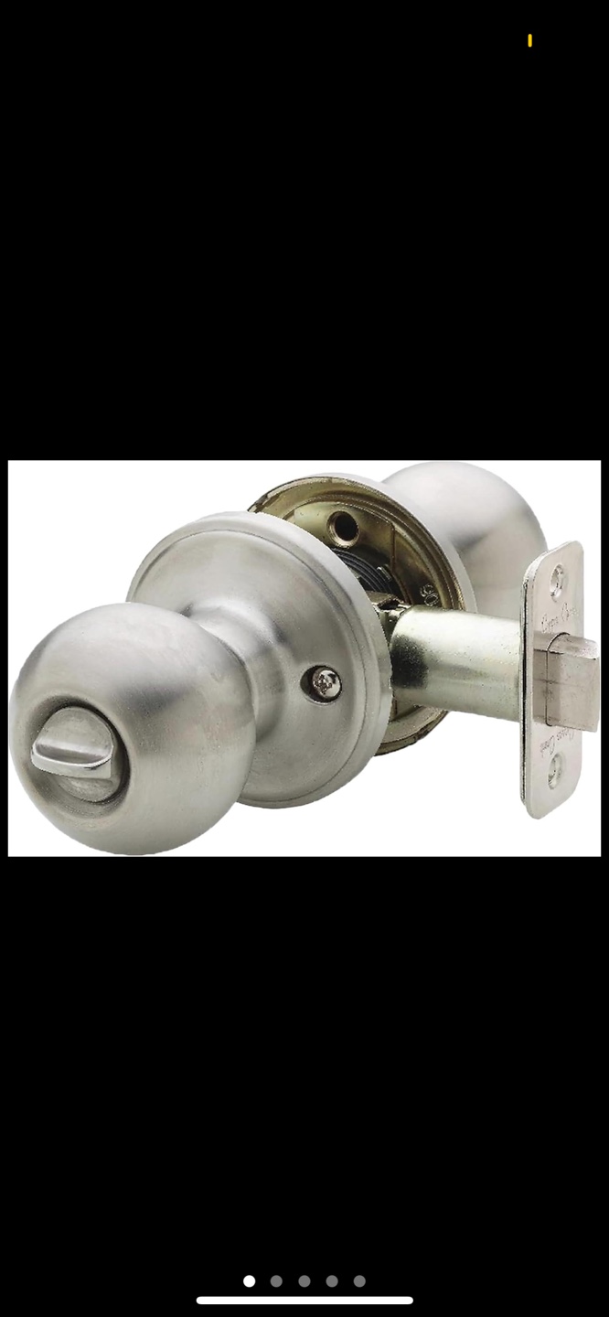 Brushed Nickel Door Knob Set