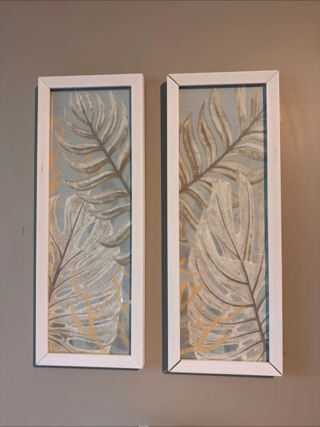 Pair of Framed Tropical Prints thumbnail