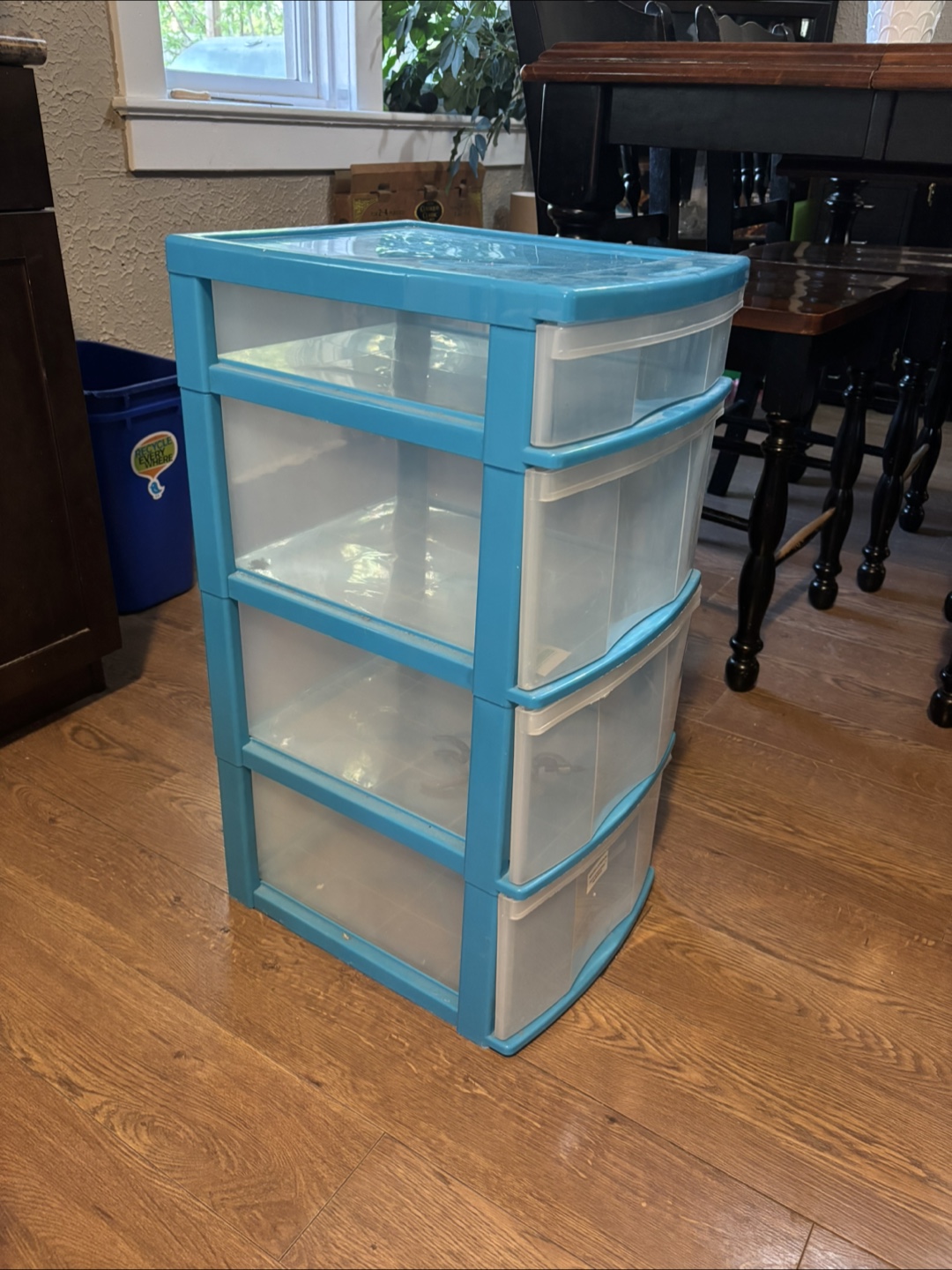4-Drawer Plastic Storage Unit - photo 2