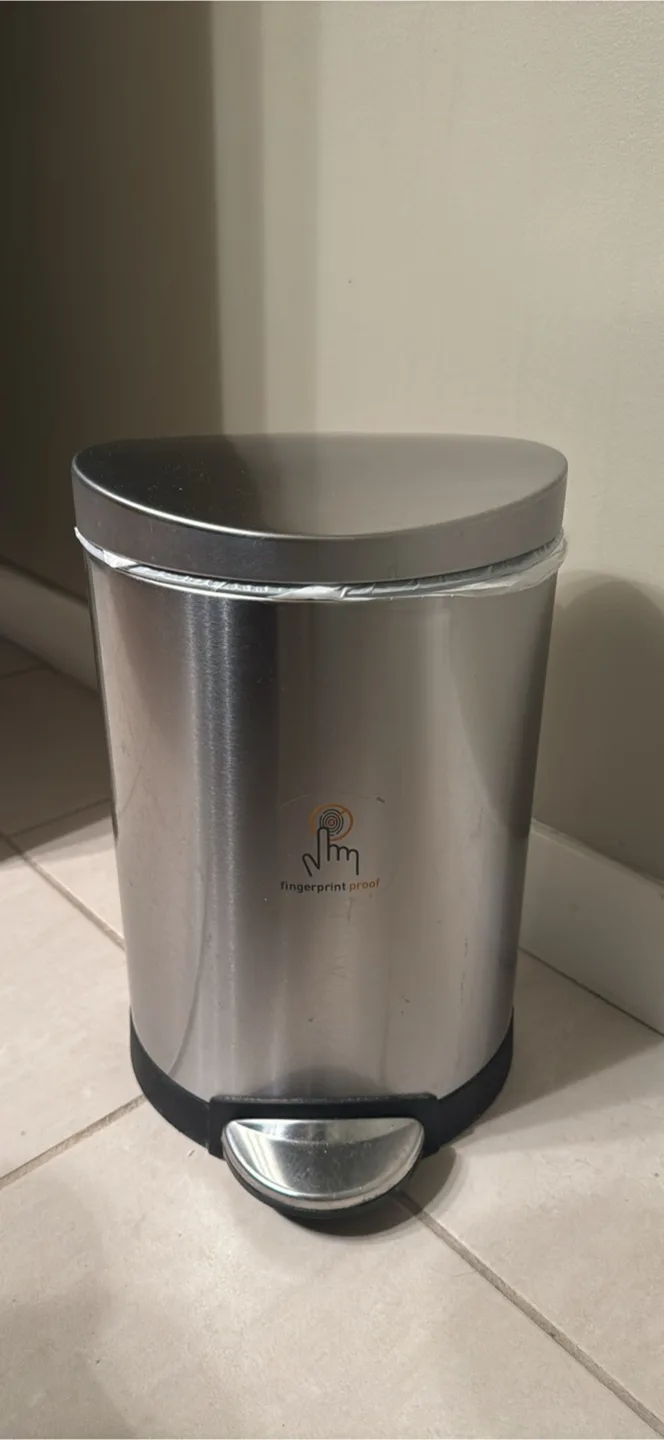 Simplehuman bathroom Fingerprint Proof Stainless Steel Step Can thumbnail