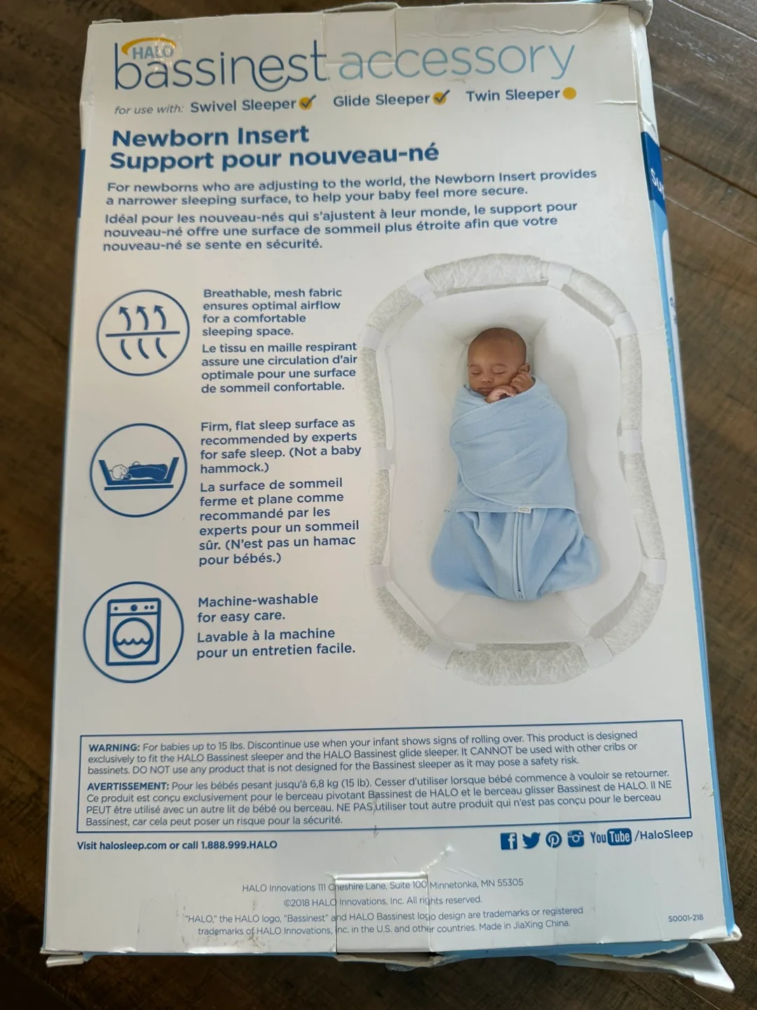 HALO Bassinest Newborn Insert image indicator(2)