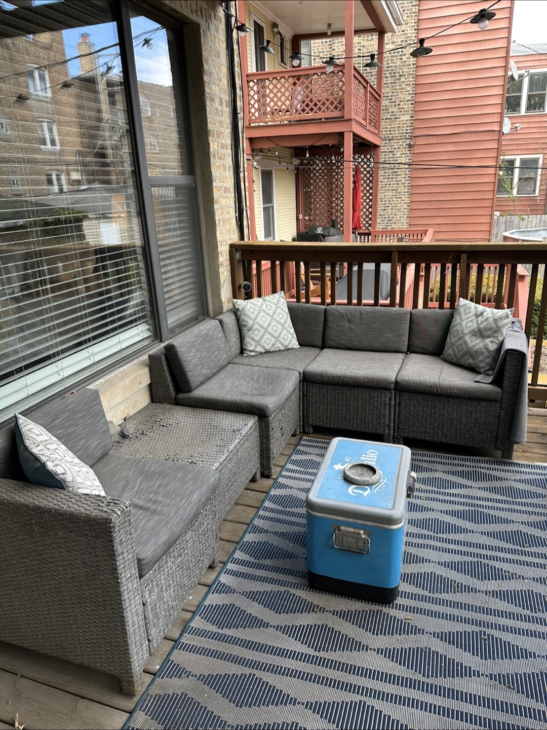 Outdoor Wicker Sectional Sofa