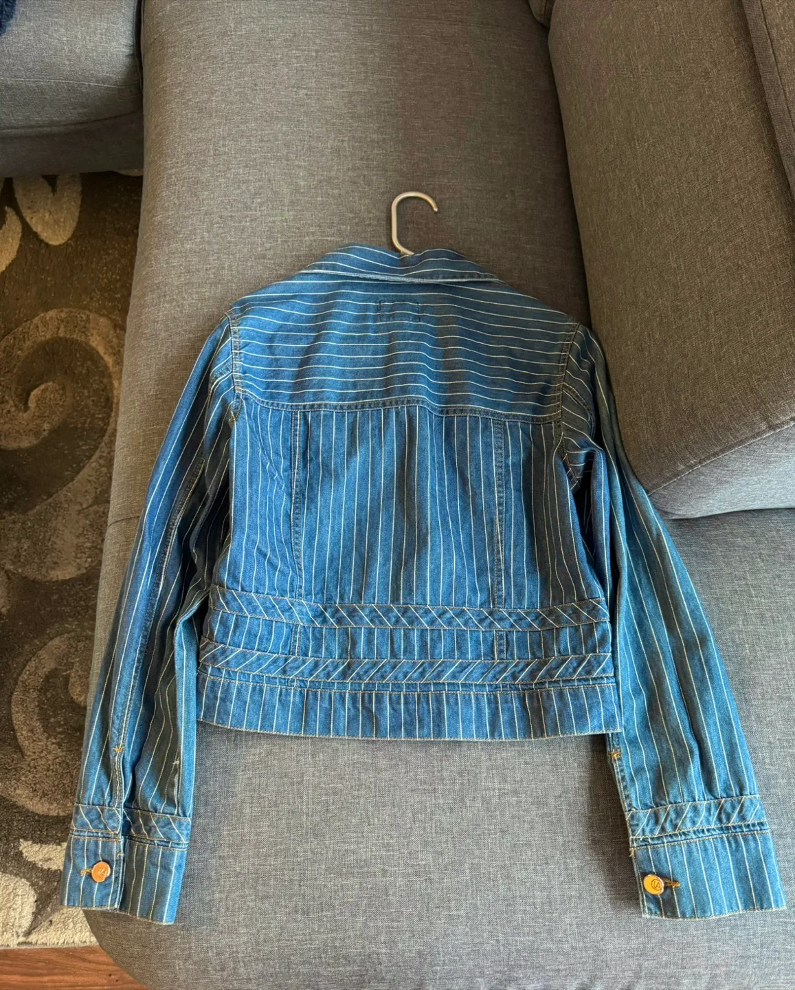Striped Denim Jacket image indicator(2)