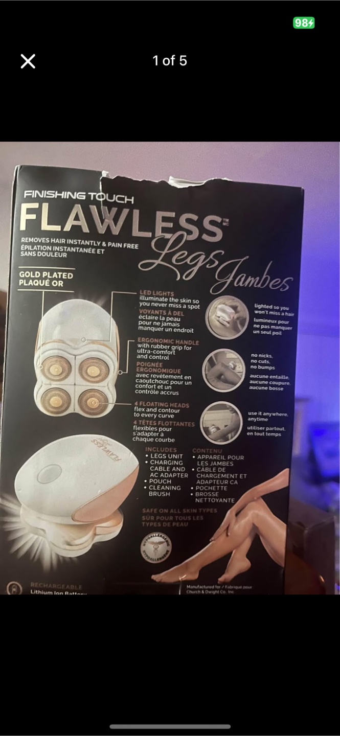 Finishing Touch Flawless Legs Hair Remover - photo 2