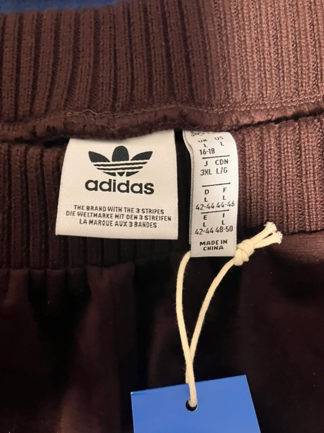 Adidas Brown Track Pants Size Large image indicator(2)
