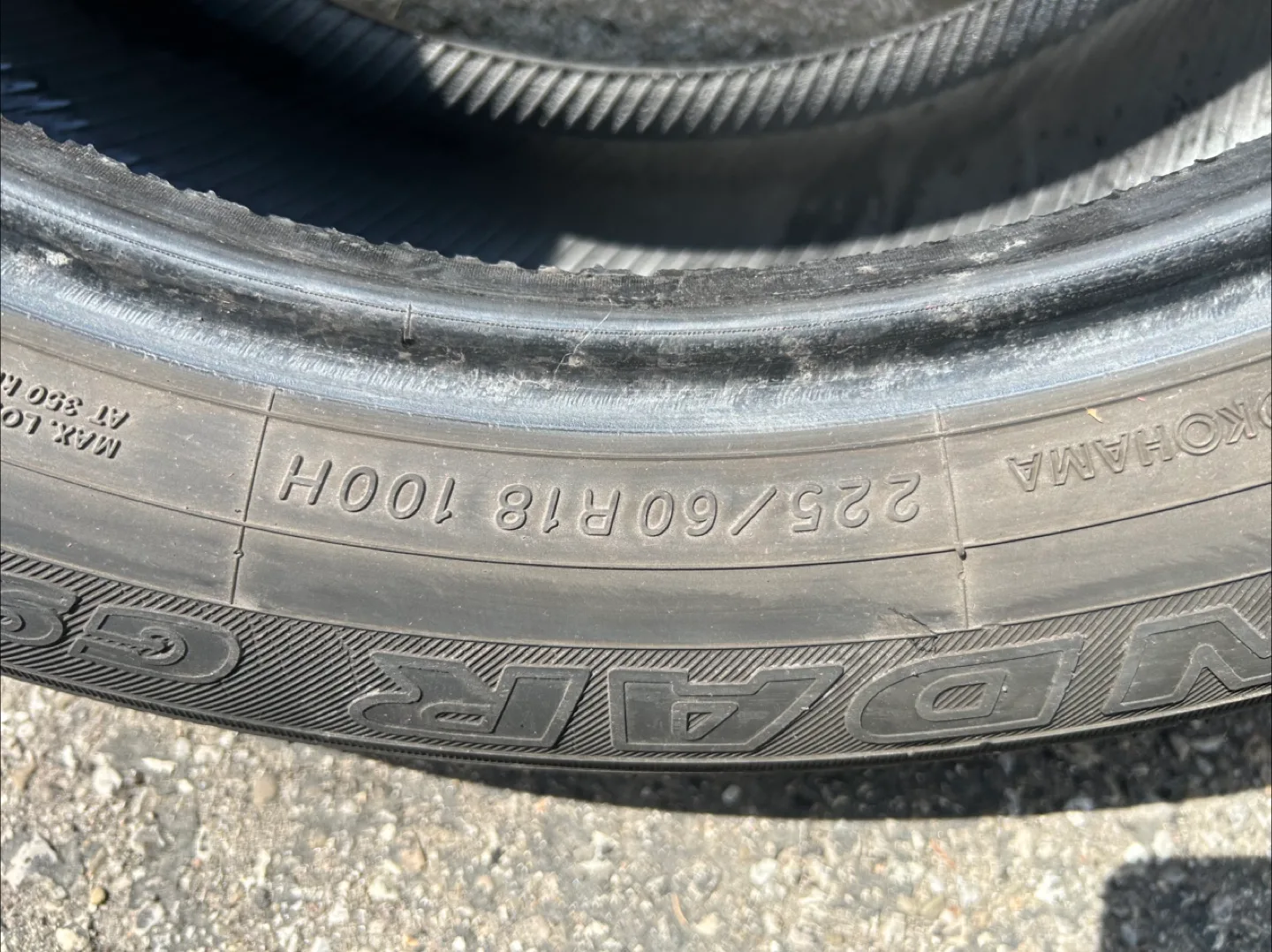 Used Michelin Radial X 225/60R18 100H Tires image indicator(5)