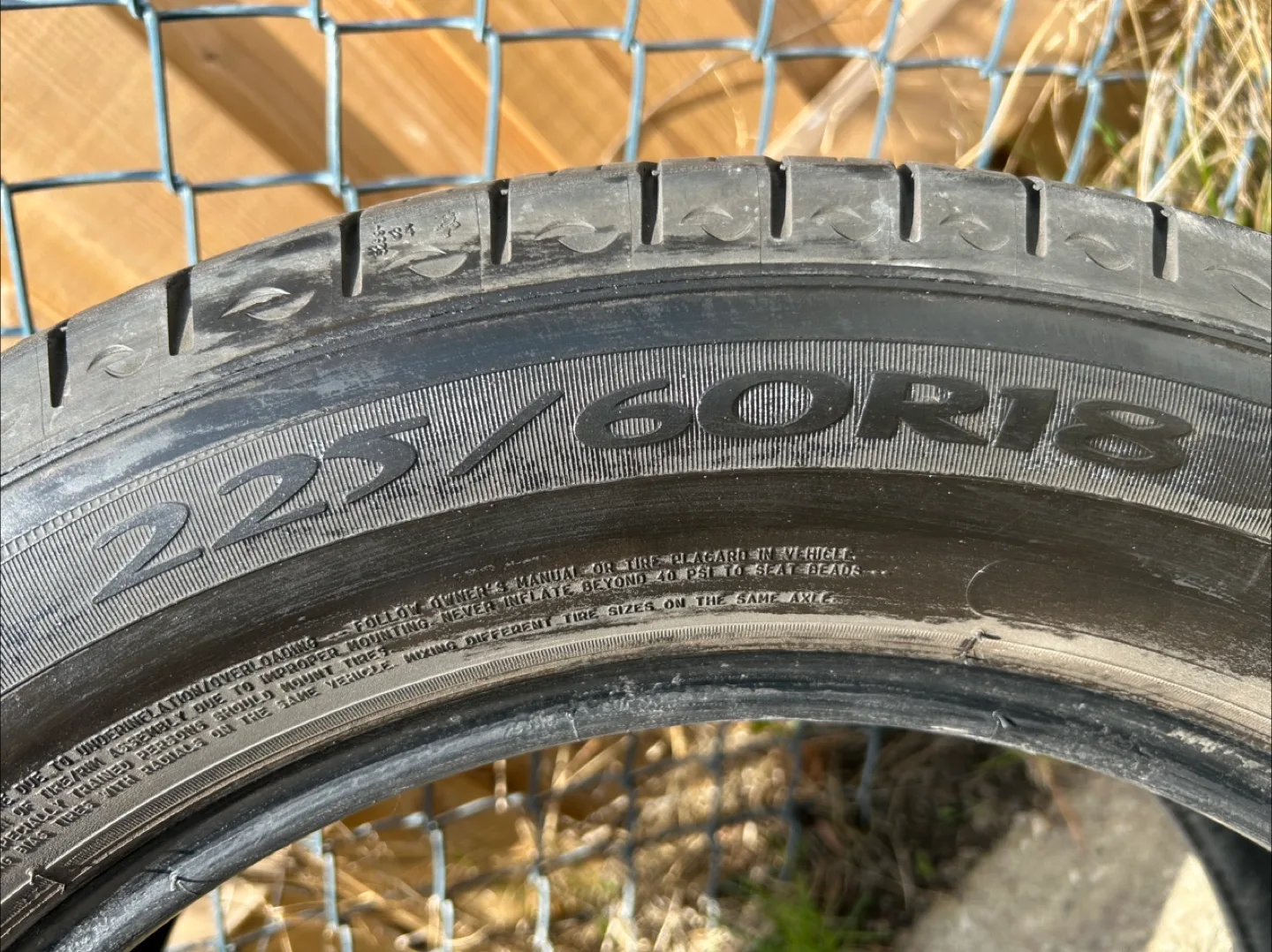 Used Michelin Radial X 225/60R18 100H Tires image indicator(10)