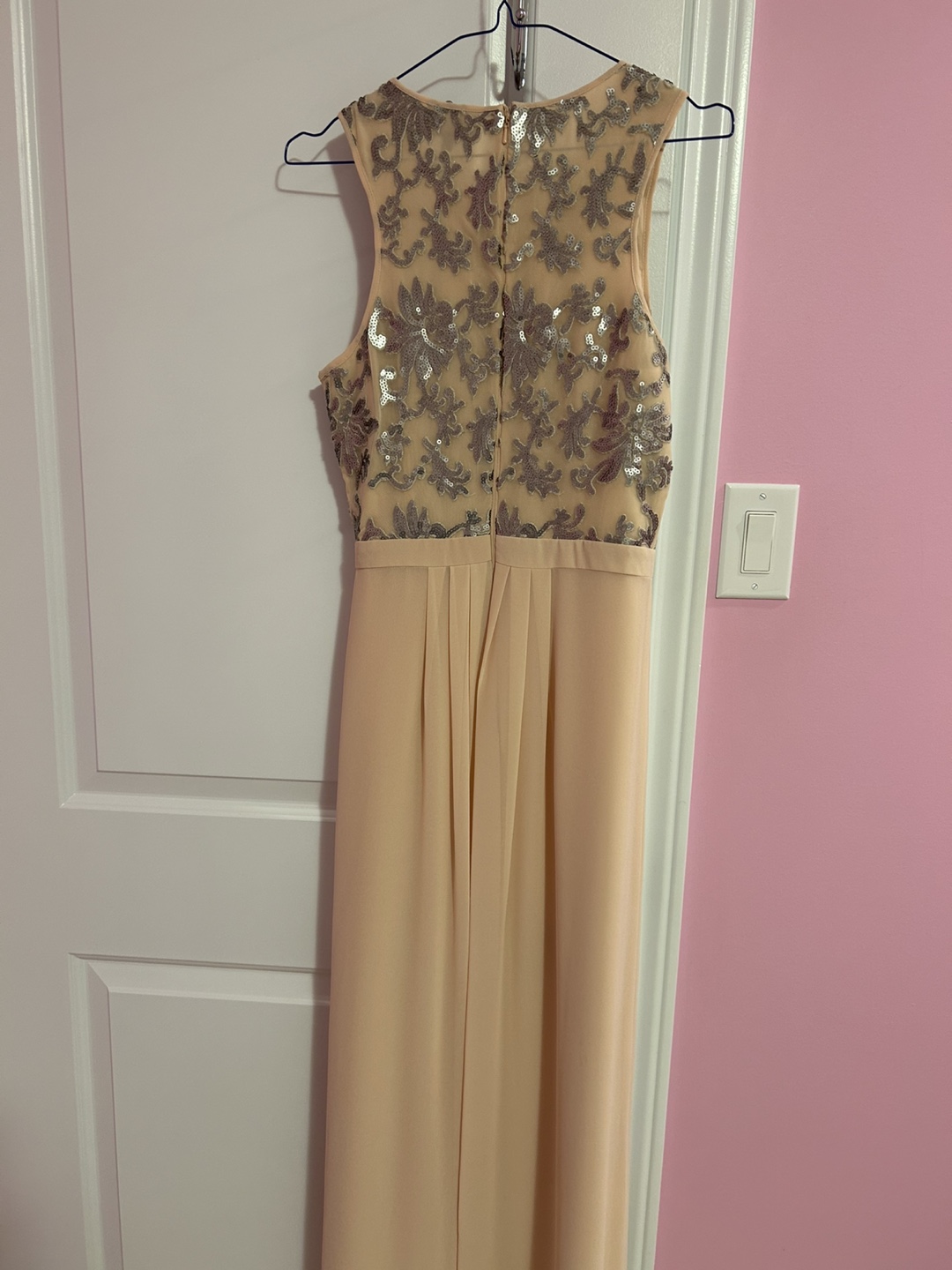 Gorgeous Blush Pink Sequin Maxi Dress - photo 2