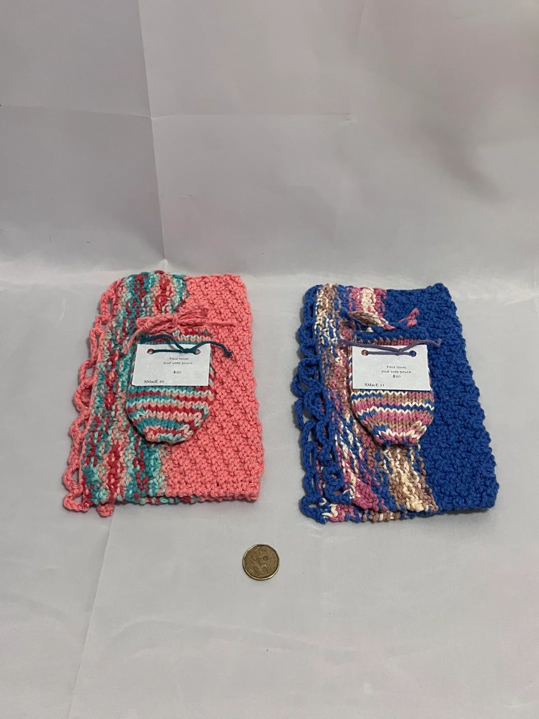 Hand-Made Face Wash Towel & Soap Pouch Set thumbnail