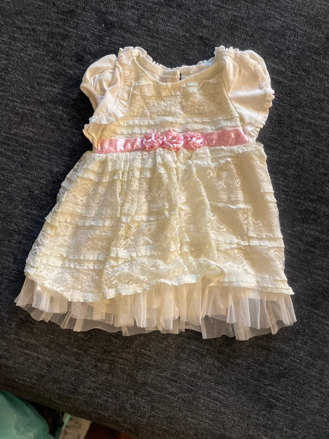 Adorable Baby Girl's Lace Dress - Size 18M thumbnail