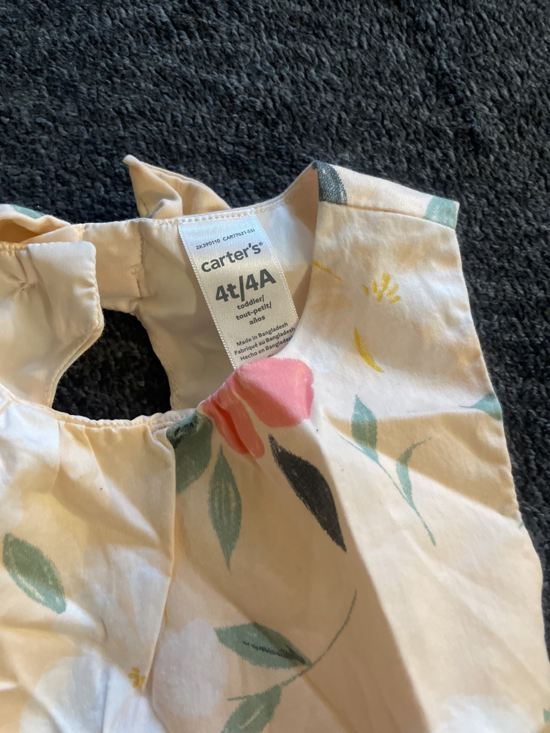 Carter's 4T Floral Sundress - photo 2