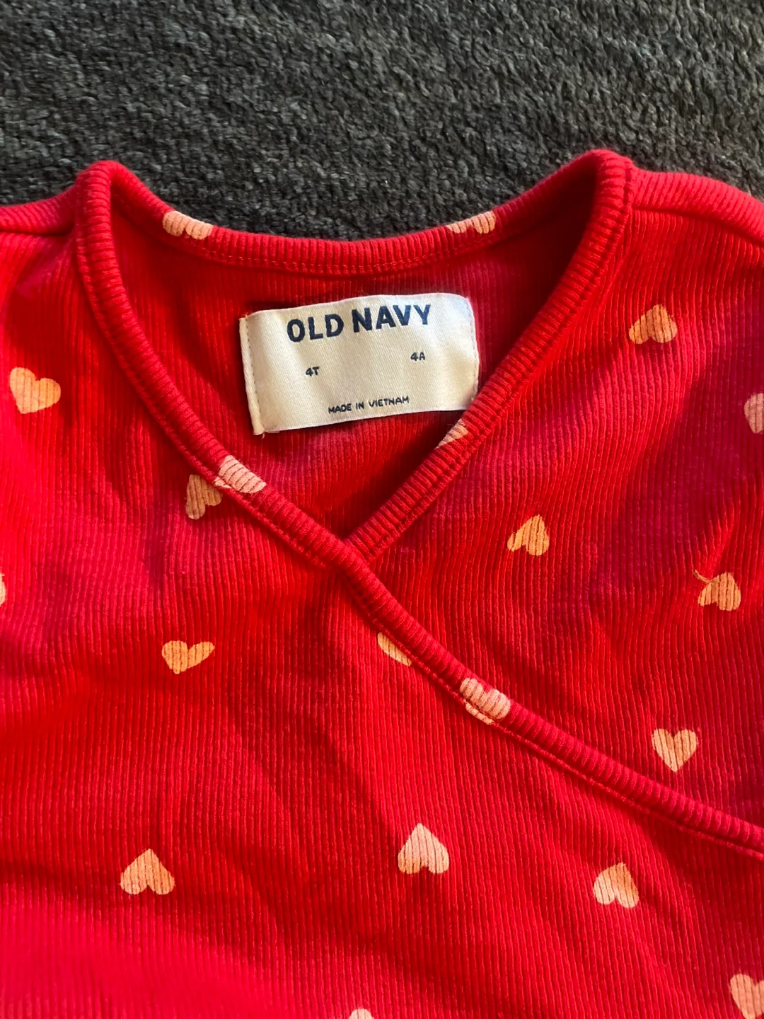 Old Navy Girls' Red Heart Dress Size 4T image indicator(2)