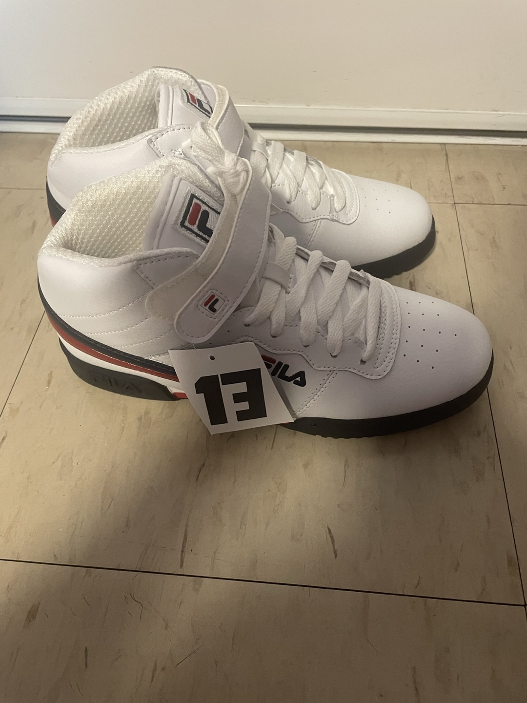 Fila Kids' White High-Top Sneakers 6.5 - photo 2