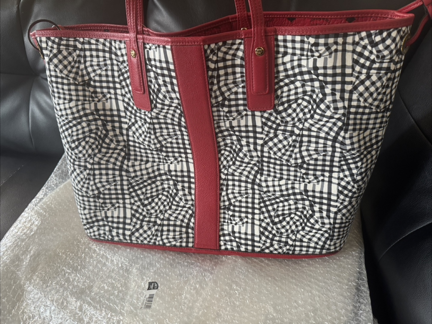 MCM Reversible Liz Shopper Visetos Large Ruby Red - photo 4