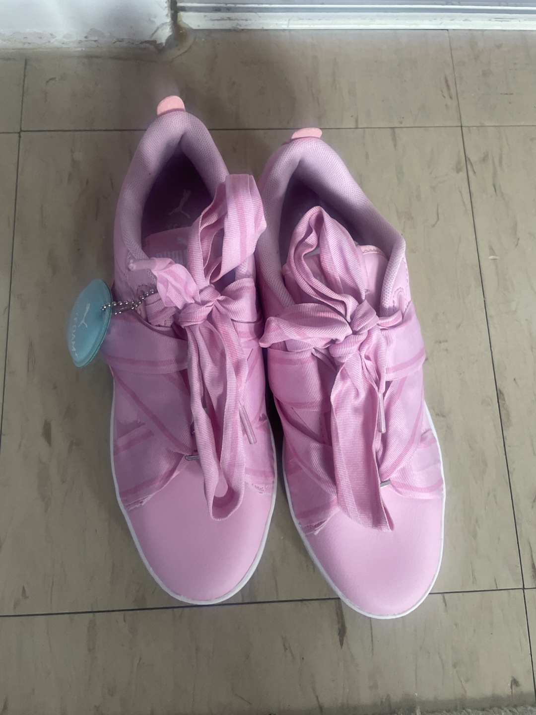 Pink Puma Cali Ribbon Women's Sneakers