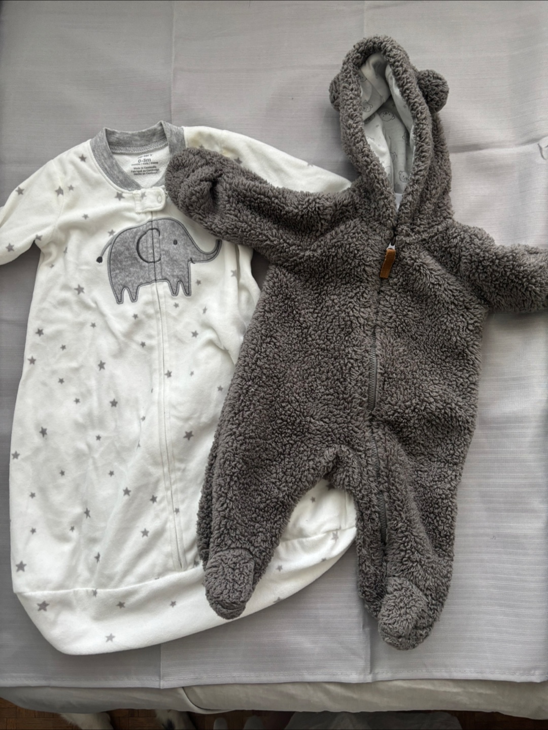 Baby Clothes Bundle - Sleepers, Jean Jacket, Pants & Blanket - photo 2