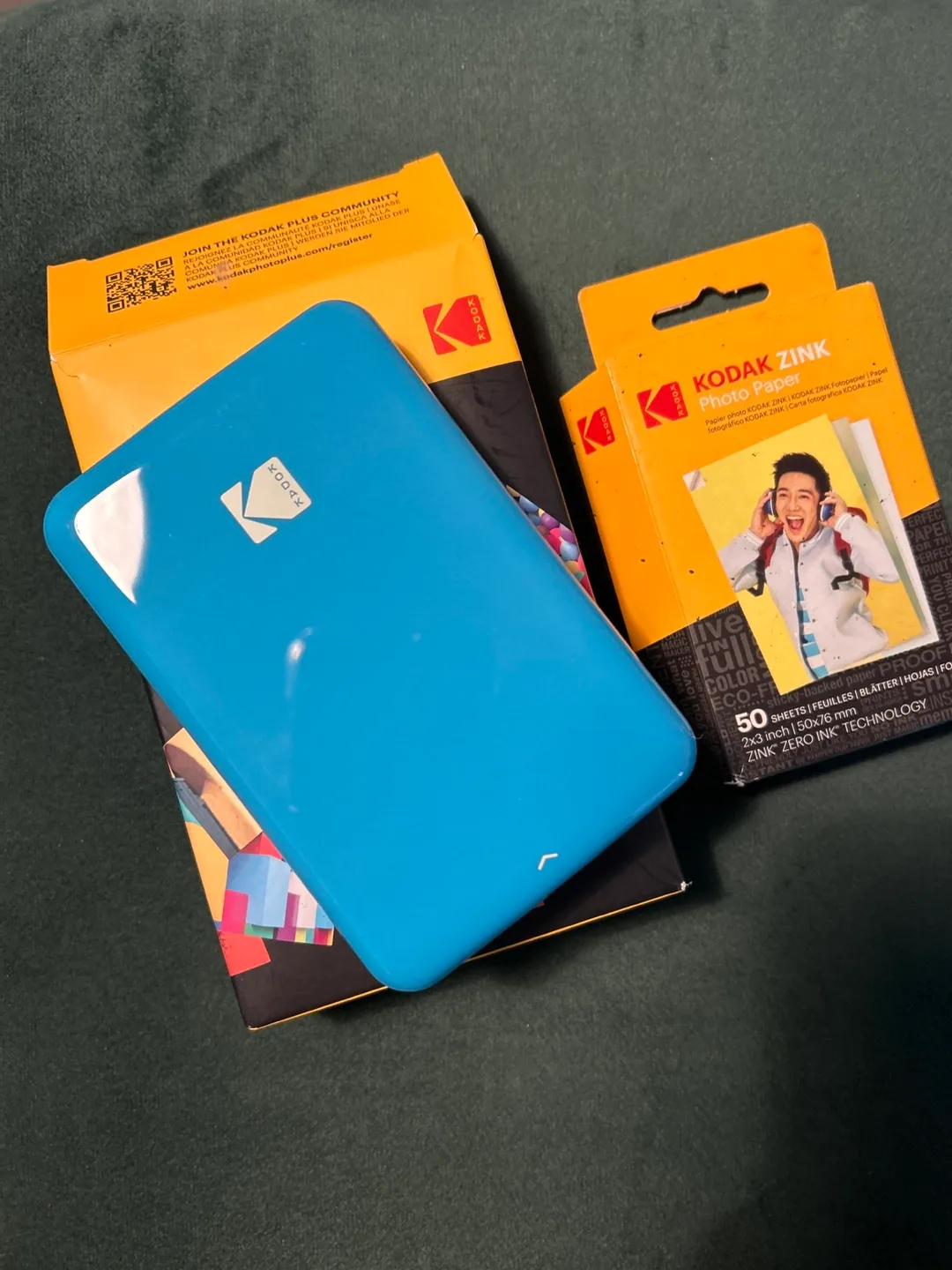 Kodak Step Instant Mobile Photo Printer - Blue thumbnail