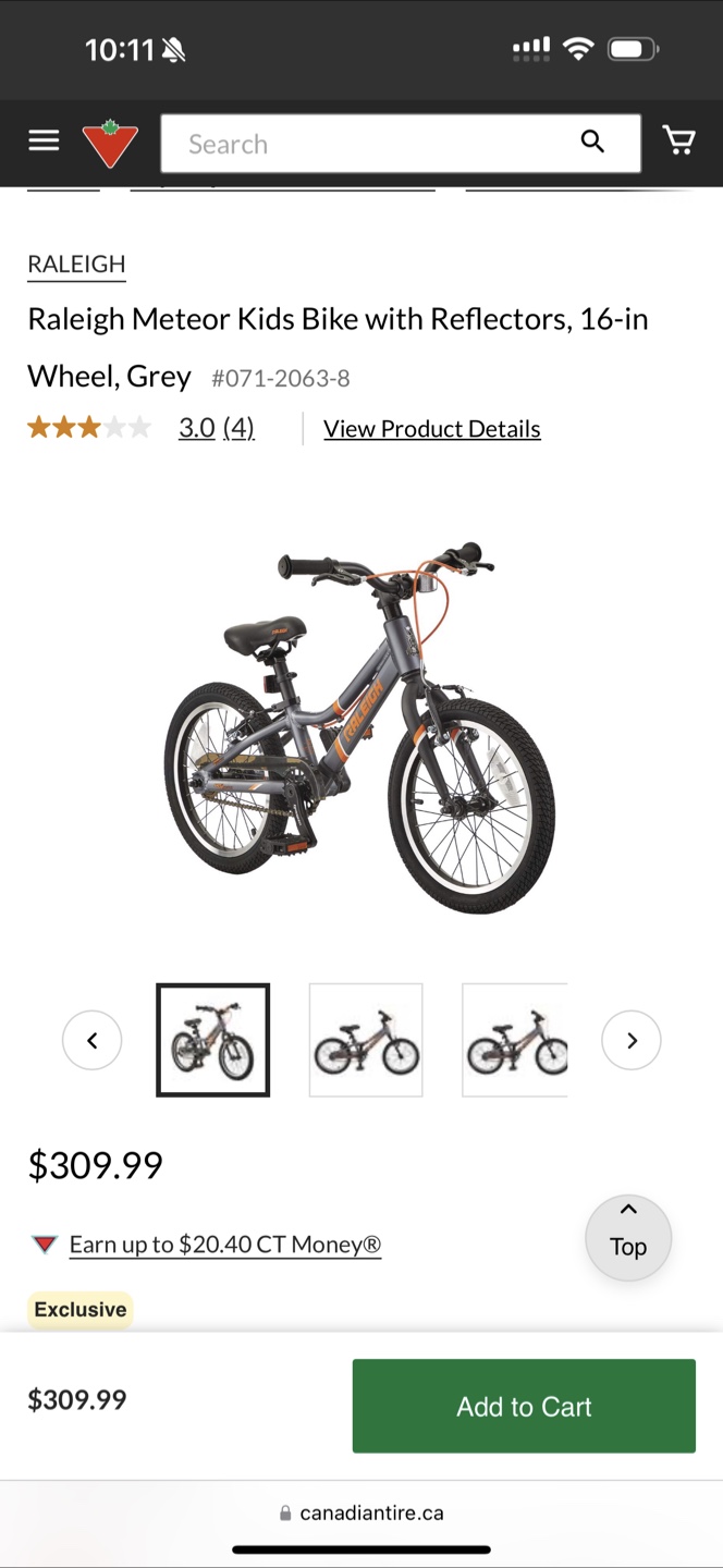 Raleigh Meteor Kids Bike - 16-inch Wheels - photo 2