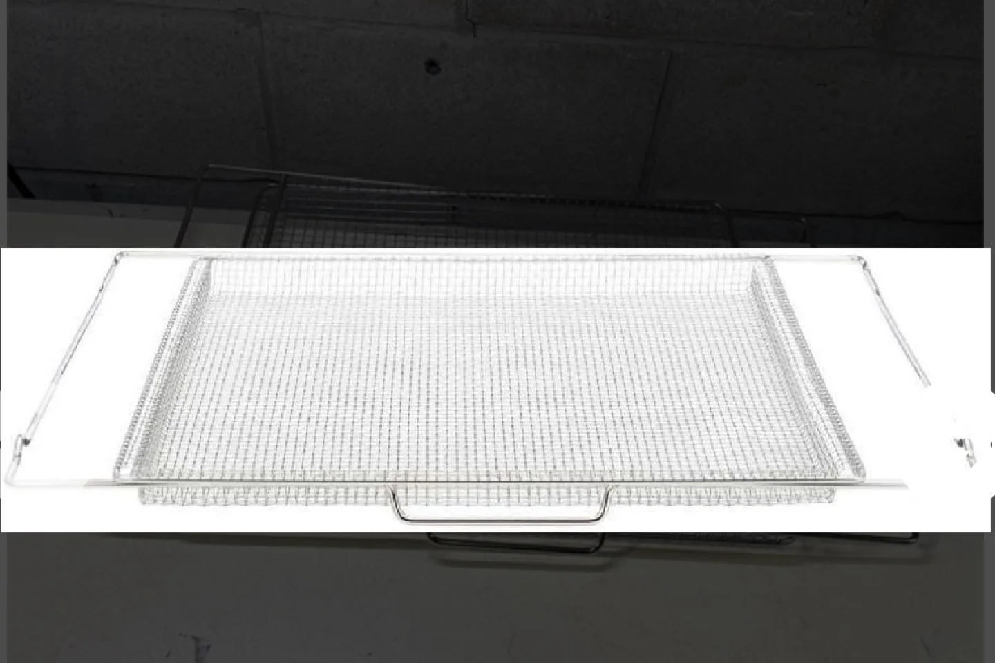 Air Fry Tray Oven Insert -Stainless Steel Wire Mesh Tray thumbnail