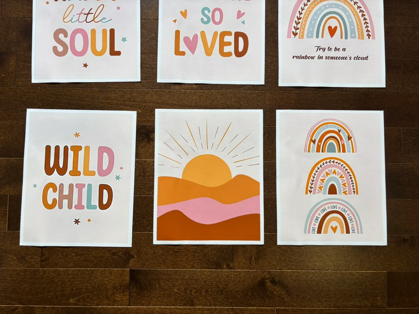 Set of 9 Boho Nursery Prints image indicator(2)