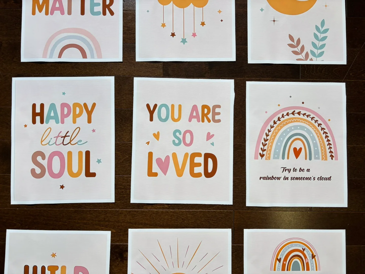 Set of 9 Boho Nursery Prints image indicator(3)