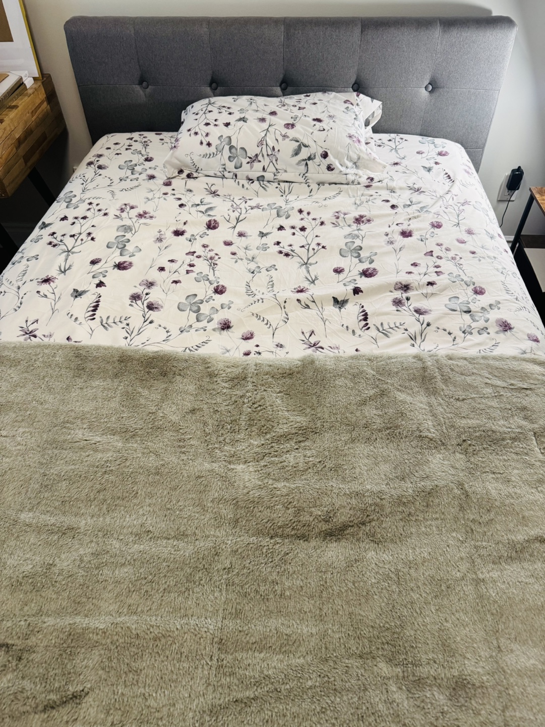 Double/full bed with storage and Mattress