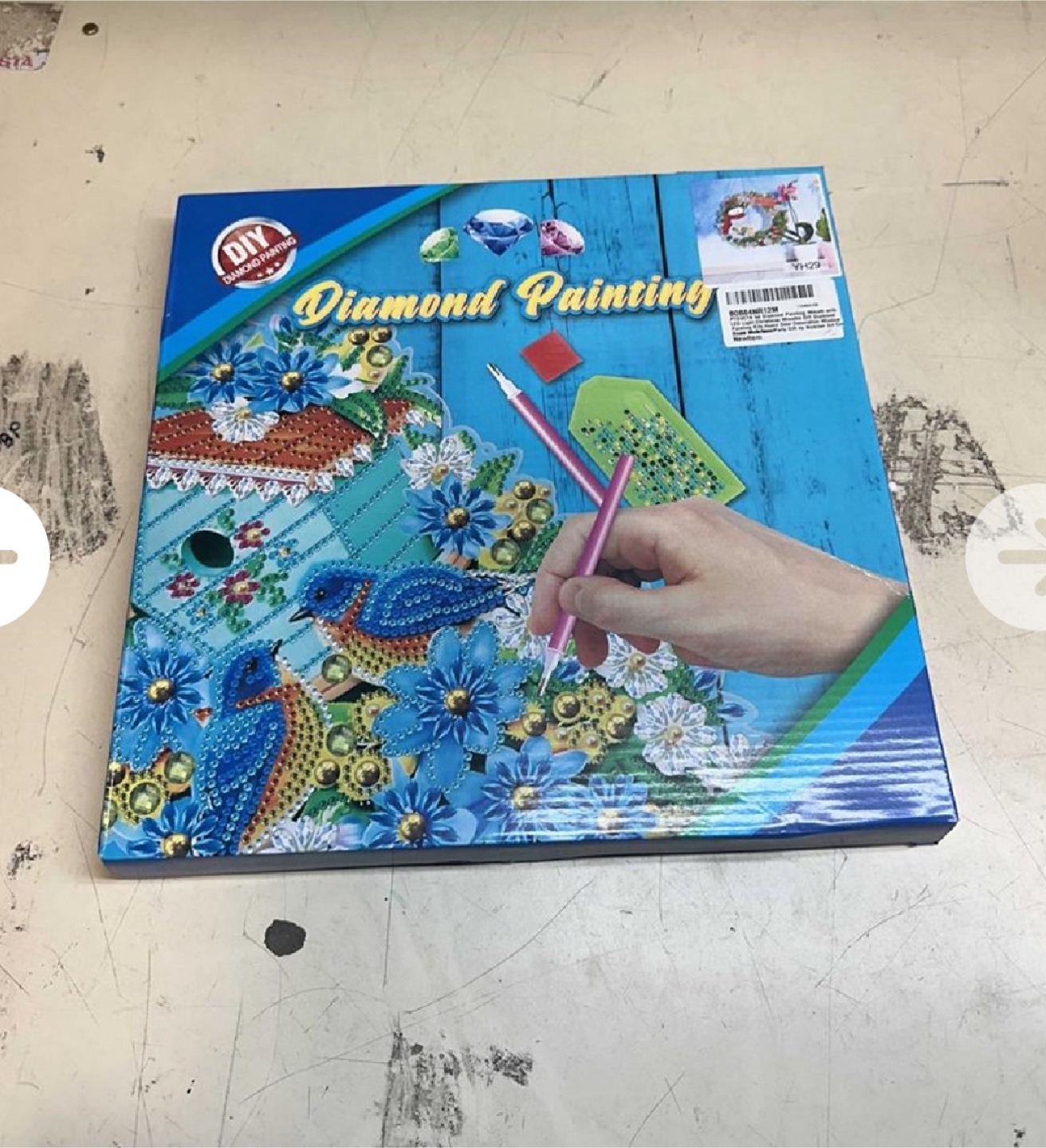 DIY Diamond Painting Kit - Snowman Christmas Wreath - photo 3