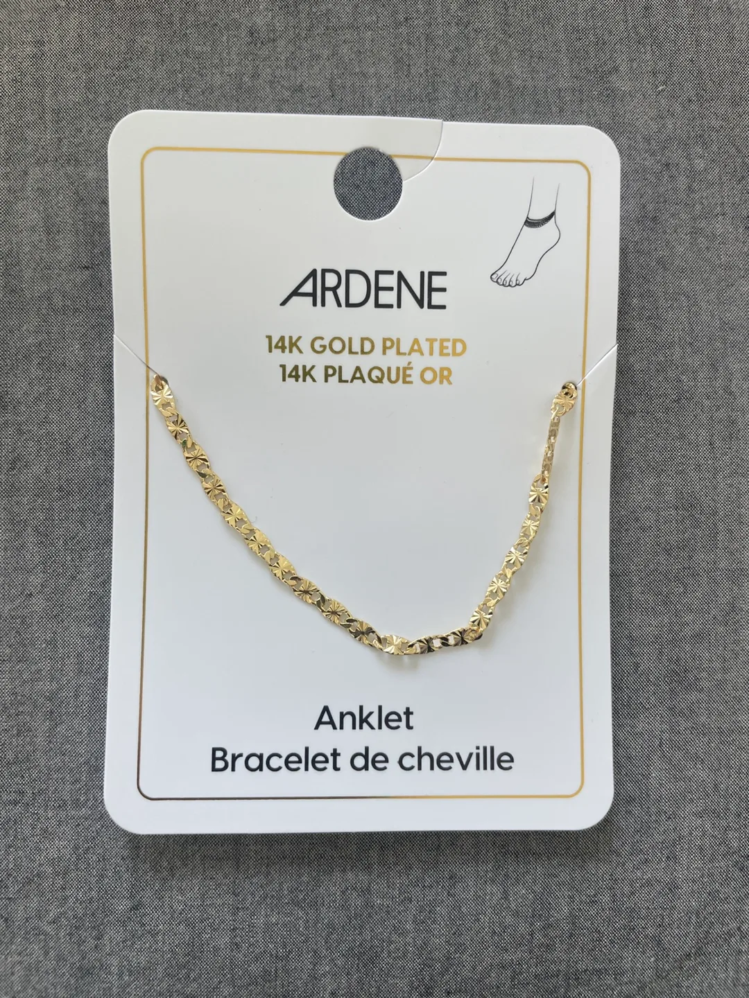ARDENE 14K Gold Plated Anklet thumbnail
