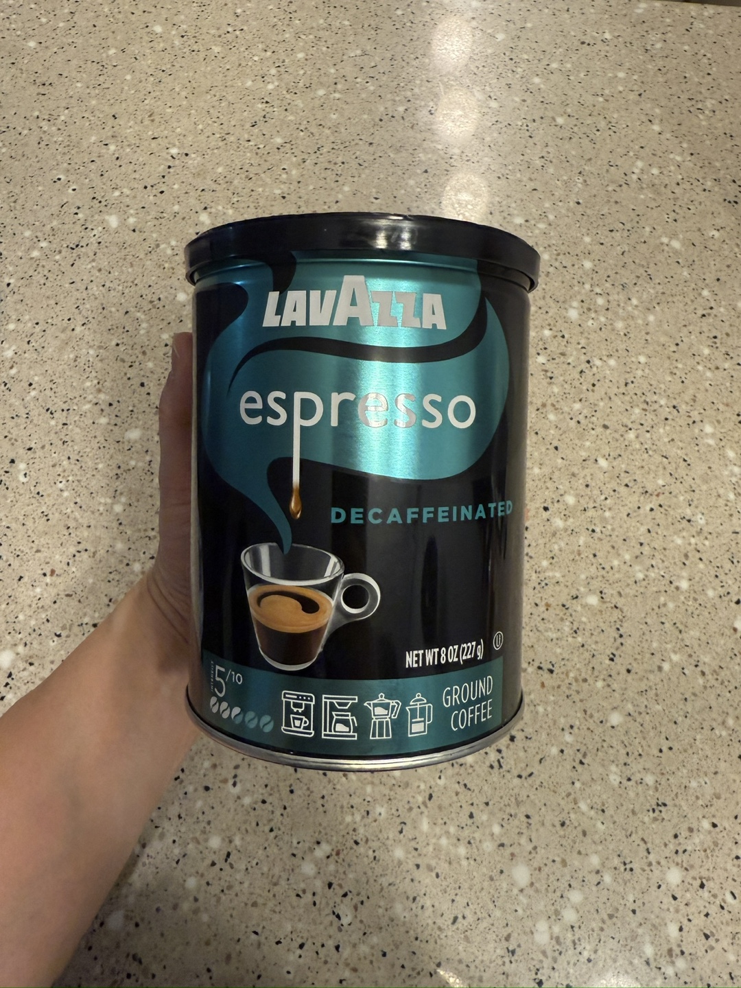 Lavazza Espresso Decaffeinated Ground Coffee
