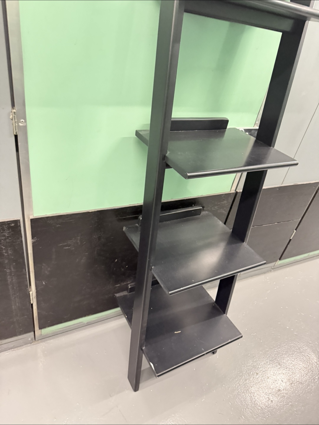Black Ladder Shelf