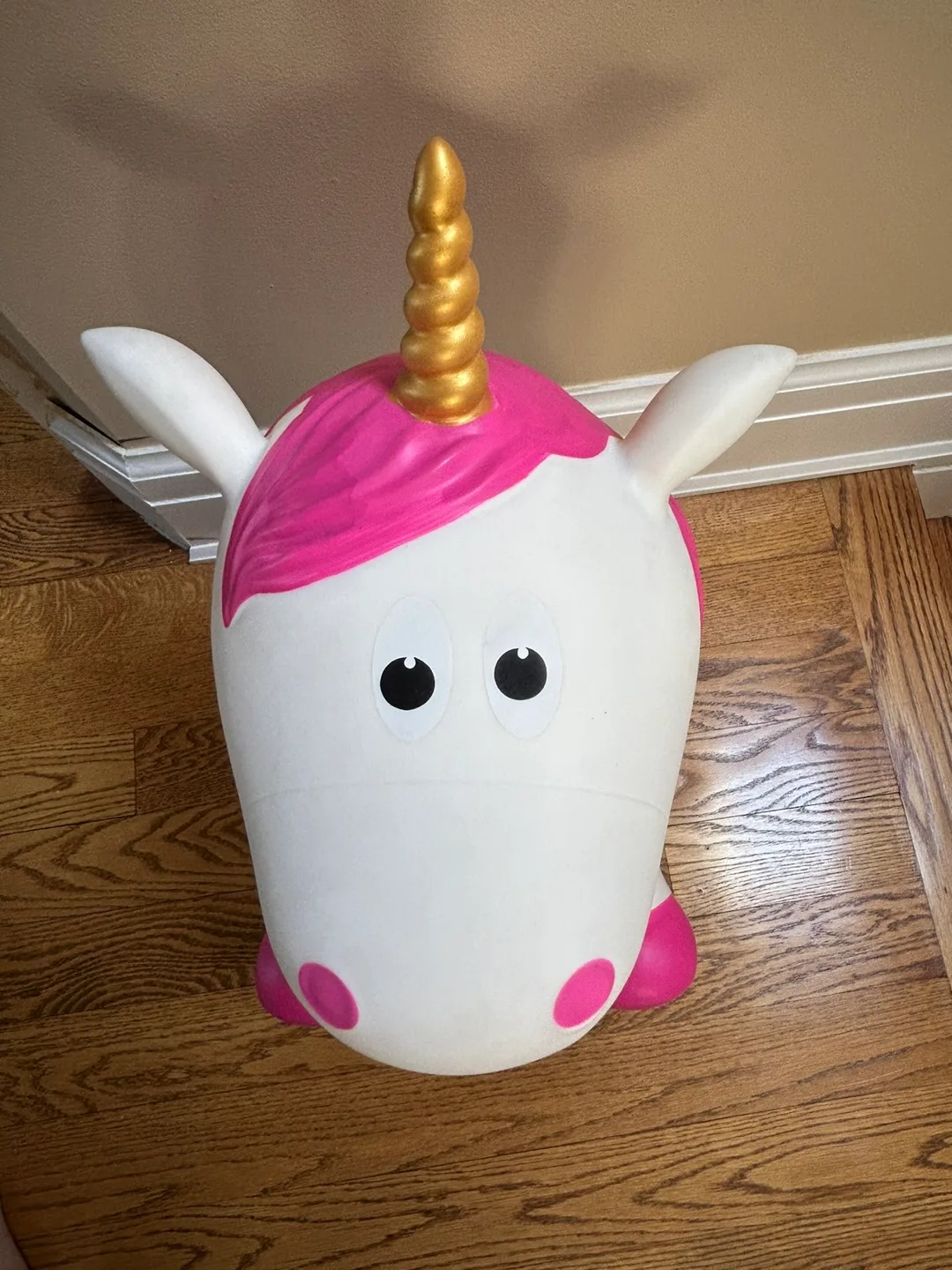 Farm Hoppers: Pink Unicorn Inflatable Bounce Toy image indicator(3)