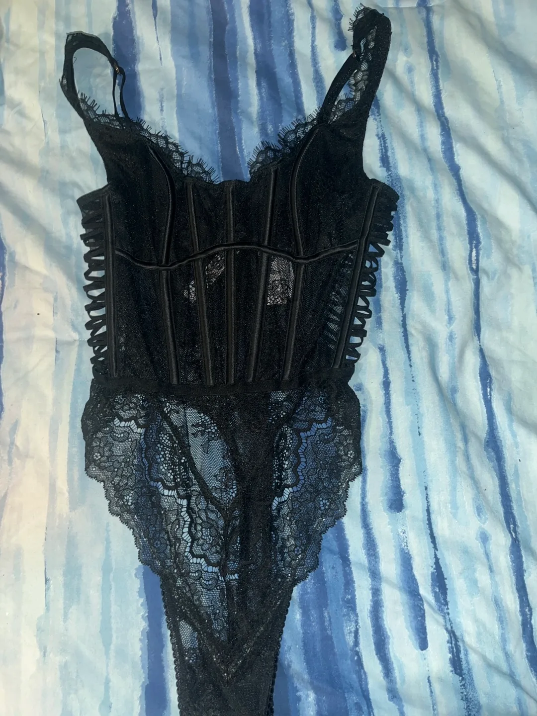 Black Lace Bodysuit image indicator(4)