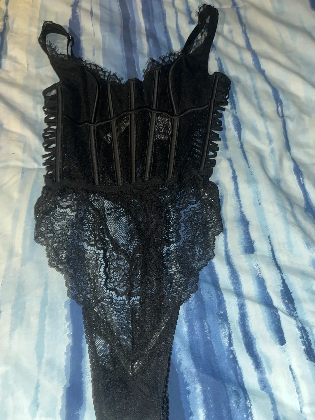 Black Lace Bodysuit image indicator(5)