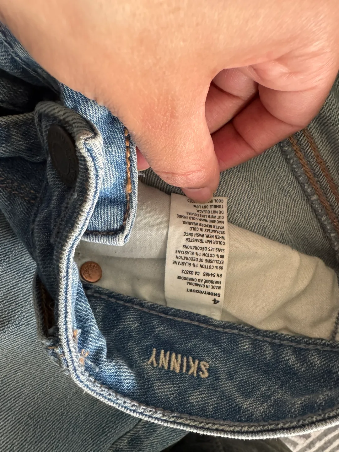 American Eagle Outfitters Women's Skinny Jeans - Size 4 thumbnail