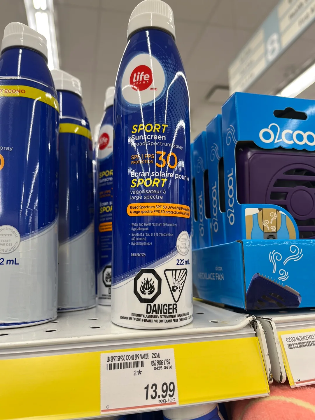 Life Brand Sport Sunscreen Spray SPF 30 thumbnail
