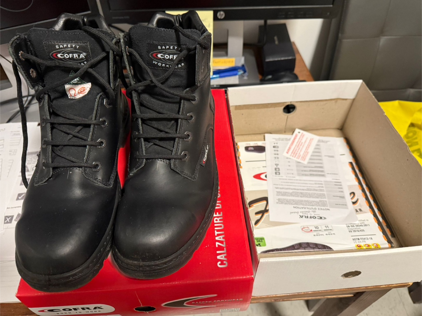 Cofra Leader Black EH PR Safety Boots - Men's Size 10 - photo 3
