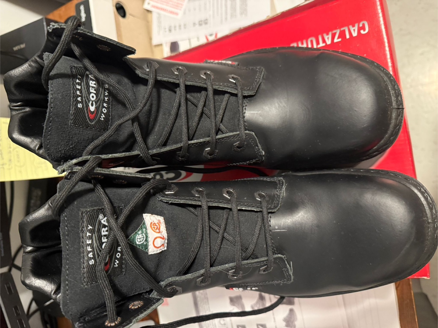 Cofra Leader Black EH PR Safety Boots - Men's Size 10