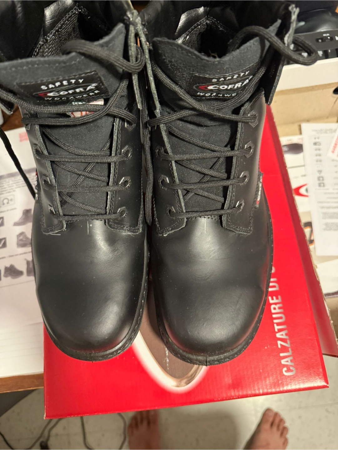 Cofra Leader Black EH PR Safety Boots - Men's Size 10 - photo 4