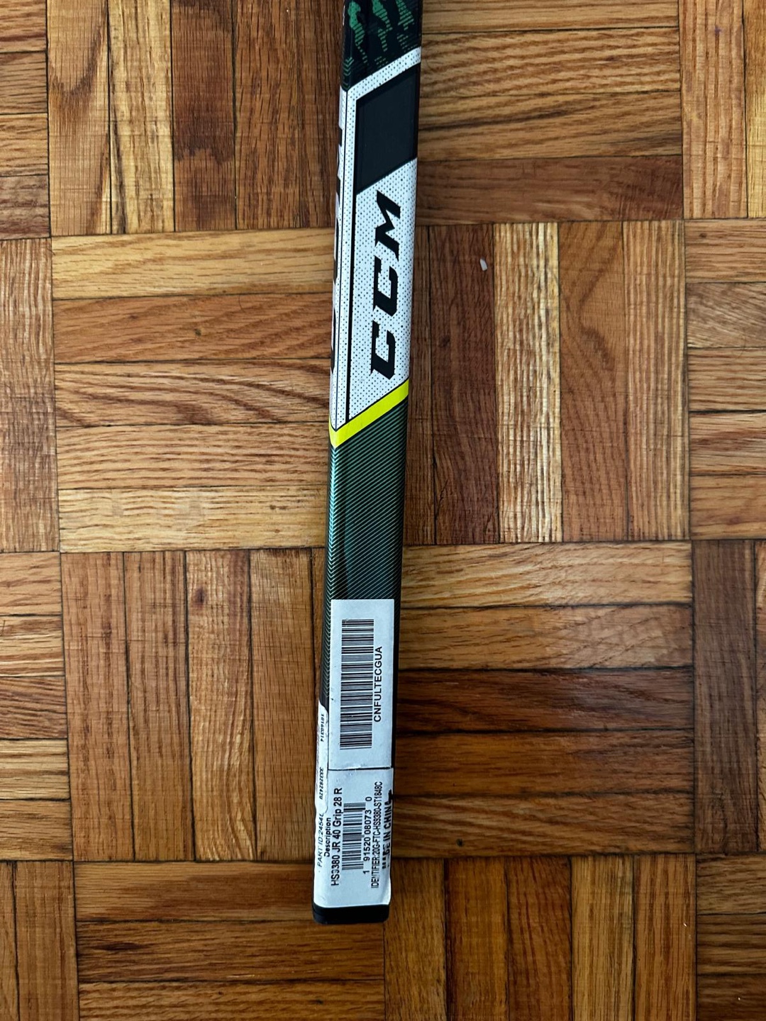 CCM Super Tacks 2850 Hockey Stick and helmet