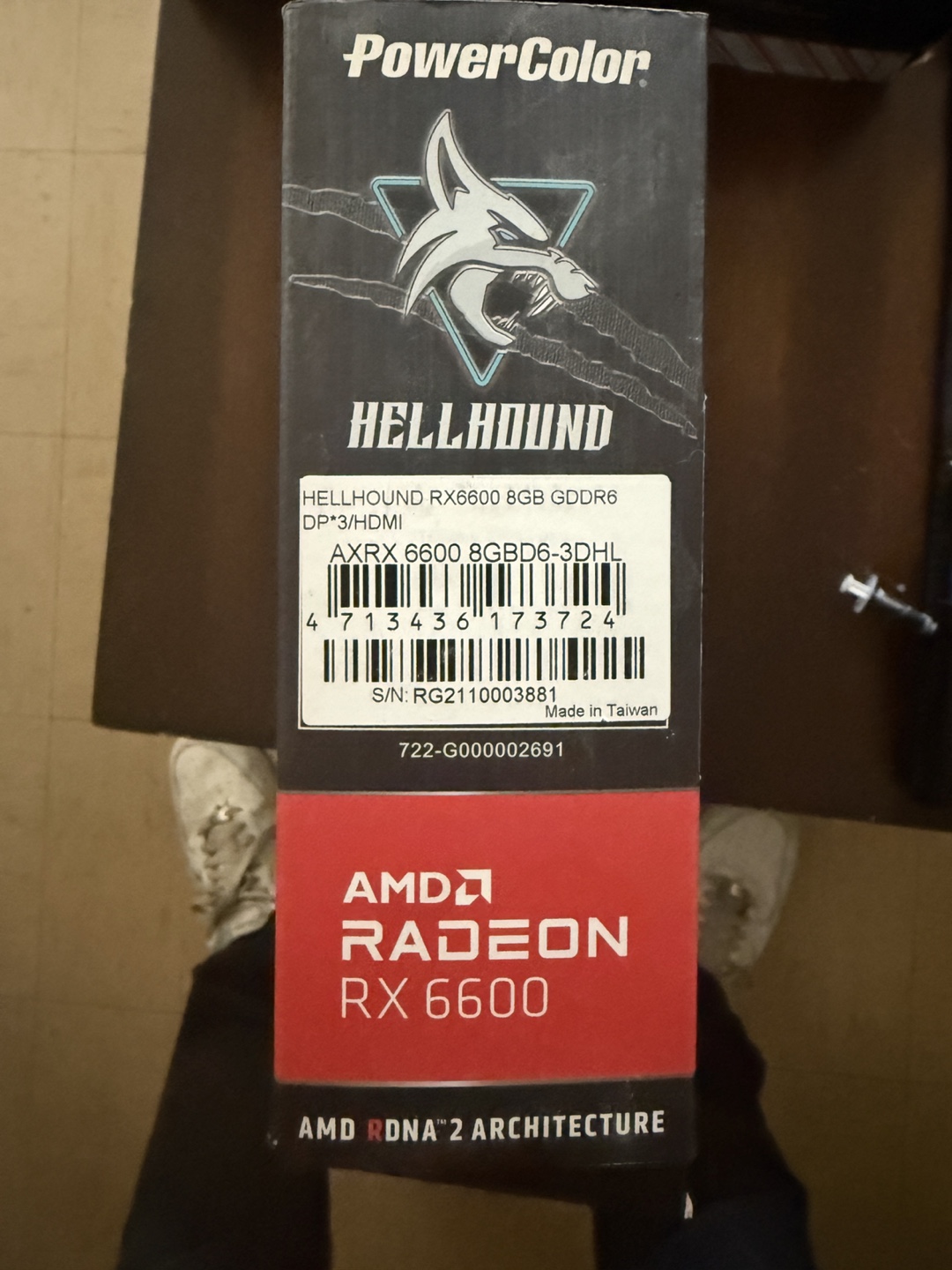 PowerColor Hellhound AMD Radeon RX 6600 8GB GDDR6 Graphics Card - photo 3