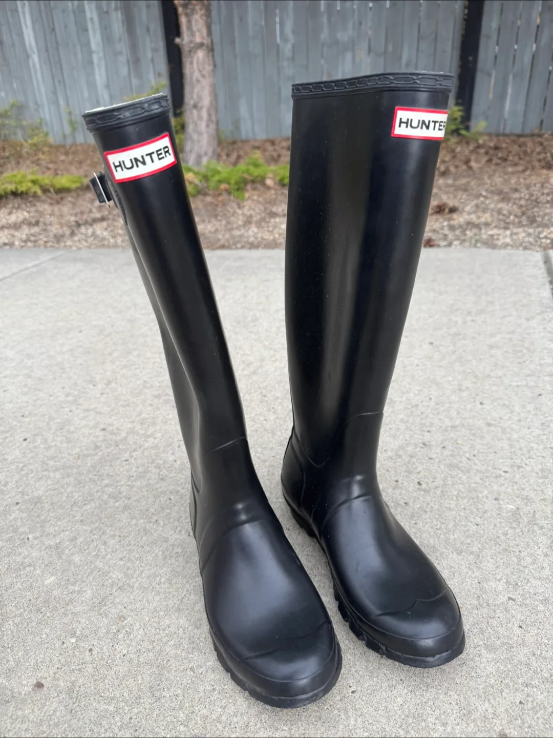 Hunter Original Tall Gloss Rain Boots - Black