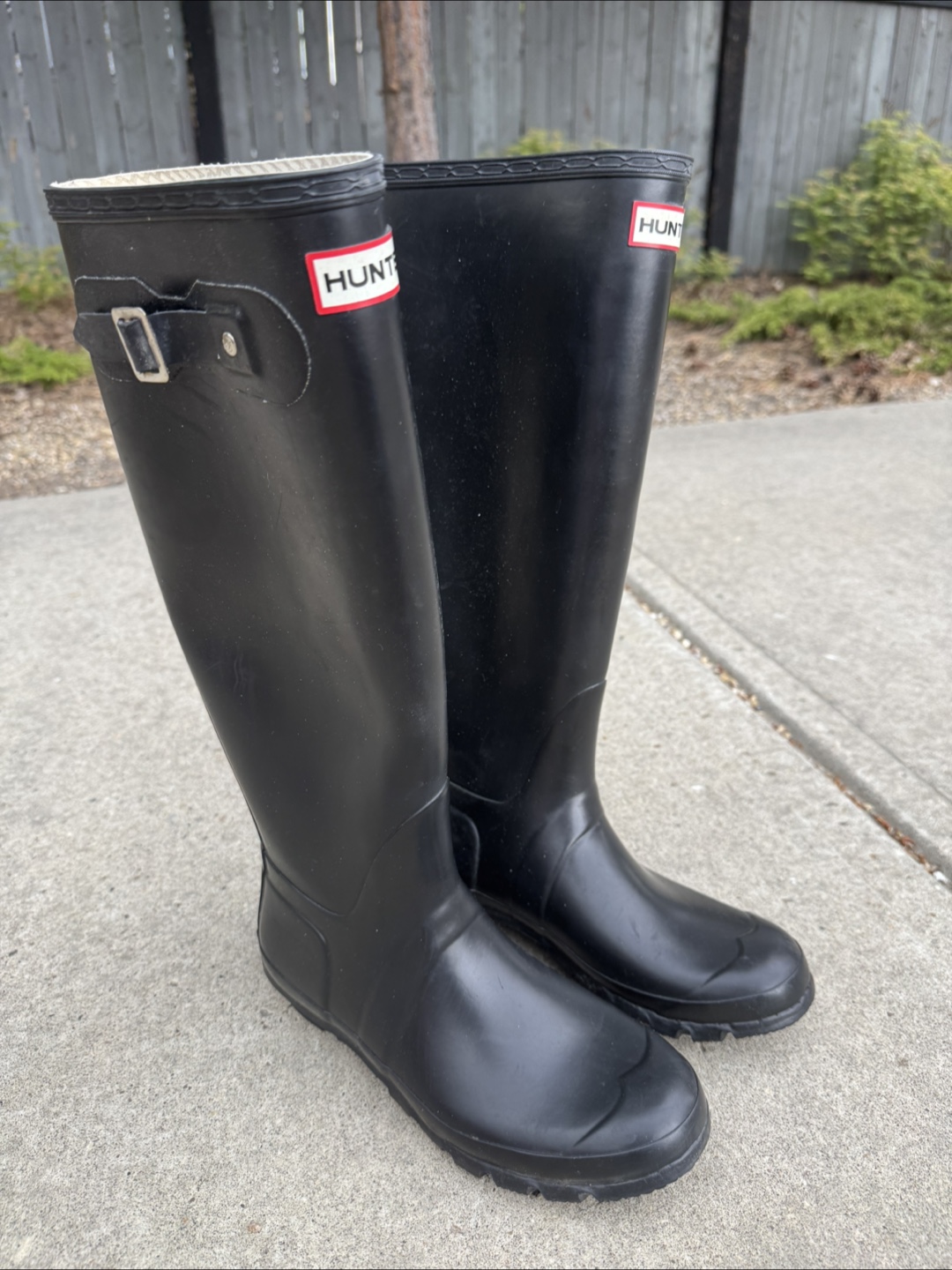 Hunter Original Tall Gloss Rain Boots - Black - photo 2